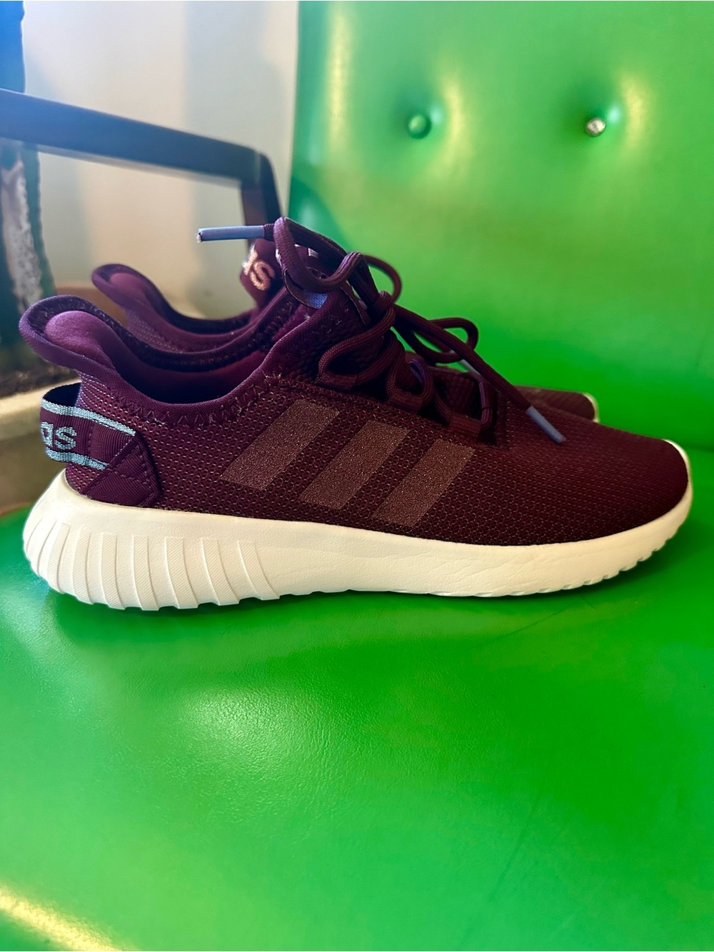 adidas Women's Burgundy (Maroon) Cloud foam Sneakers